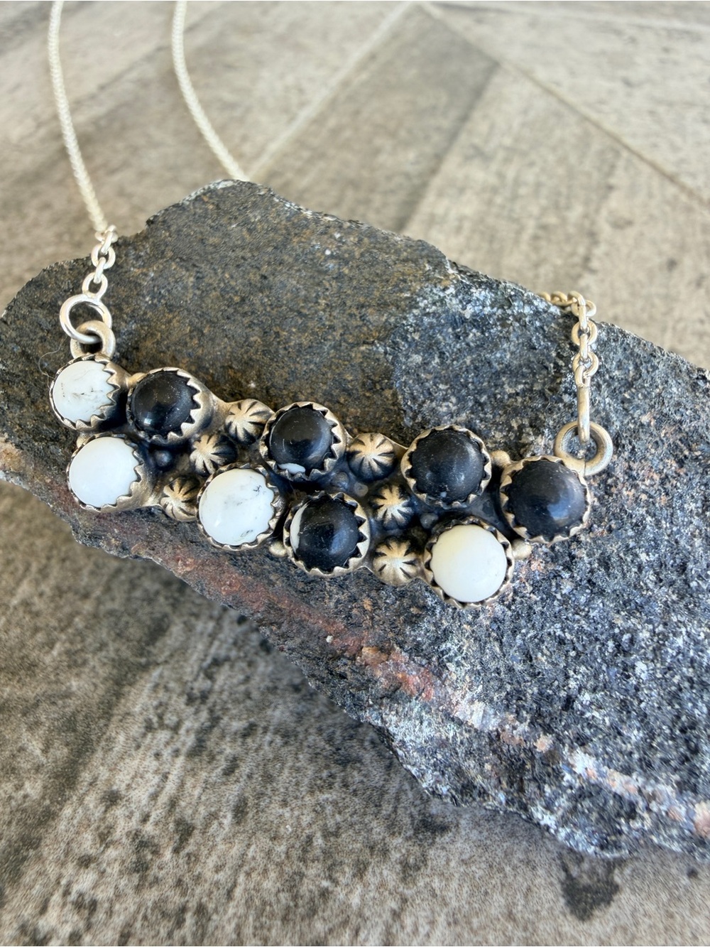 White Buffalo Sterling Necklace